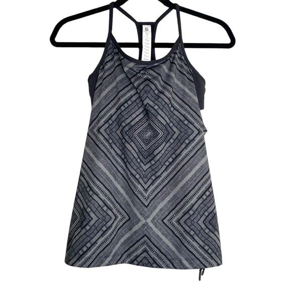 Fabletics Gray Norwalk Diamond 2-in-1 Tank Top XS - Picture 1 of 8